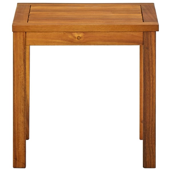 Tumbona con mesita de madera maciza de acacia y textilene Tumbona con mesita de madera maciza de acacia y textilene