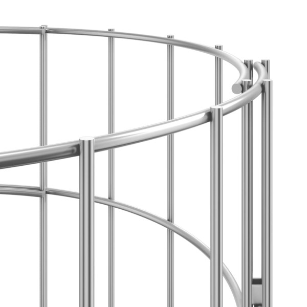 Arriate gaviones circular 3 uds acero galvanizado Ø30x150 cm Arriate gaviones circular 3 uds acero galvanizado Ø30x150 cm