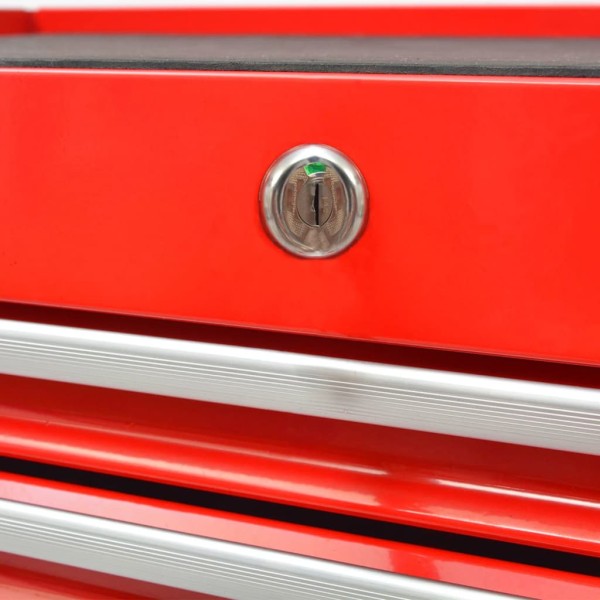 Carrito de herramientas 1125 herramientas acero rojo