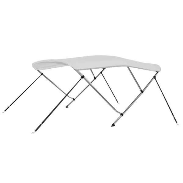 Toldo Bimini de 3 arcos blanco 183x196x137 cm Toldo Bimini de 3 arcos blanco 183x196x137 cm