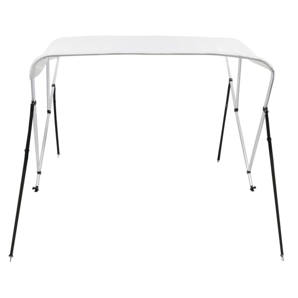 Toldo Bimini de 3 arcos blanco 183x196x137 cm Toldo Bimini de 3 arcos blanco 183x196x137 cm