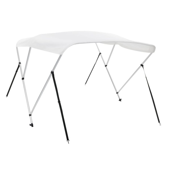 Toldo Bimini de 3 arcos blanco 183x196x137 cm Toldo Bimini de 3 arcos blanco 183x196x137 cm