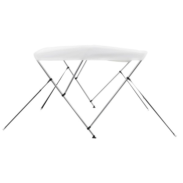 Toldo Bimini de 3 arcos blanco 183x196x137 cm Toldo Bimini de 3 arcos blanco 183x196x137 cm