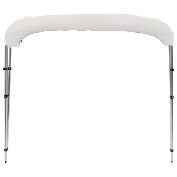 Toldo Bimini de 3 arcos blanco 183x196x137 cm Toldo Bimini de 3 arcos blanco 183x196x137 cm