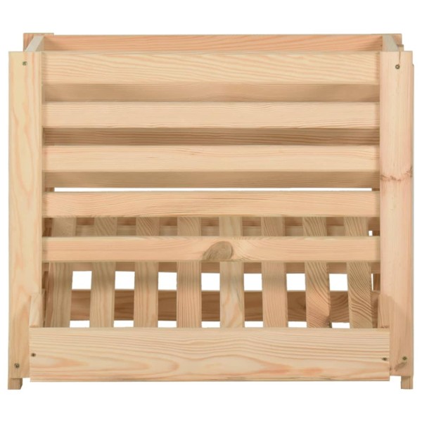 Caja para patatas madera maciza de pino 60x40x50 cm Caja para patatas madera maciza de pino 60x40x50 cm