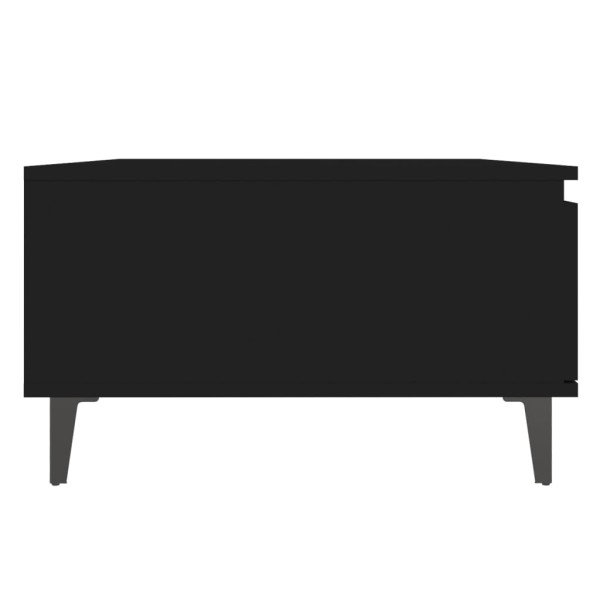 Mesa de centro madera contrachapada negro 90x60x35 cm Mesa de centro madera contrachapada negro 90x60x35 cm
