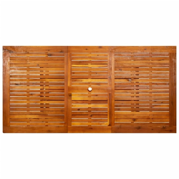 Mesa de comedor jardín madera maciza acacia (150-200)x100x75cm Mesa de comedor jardín madera maciza acacia (150-200)x100x75cm