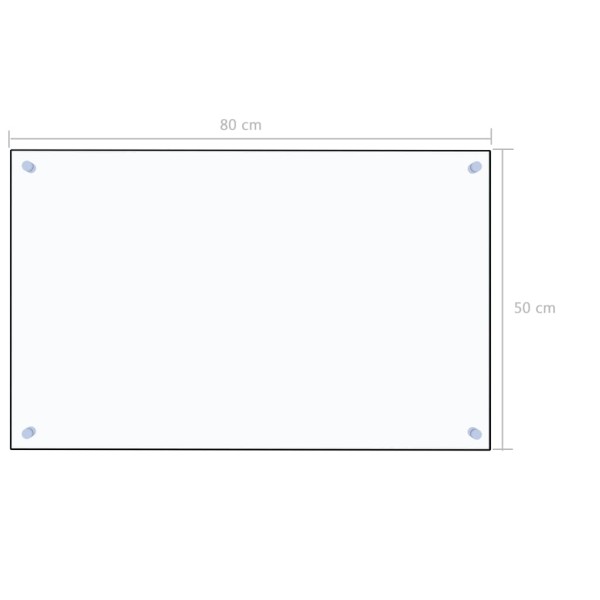 Protector contra salpicaduras cocina vidrio templado 80x50 cm Protector contra salpicaduras cocina vidrio templado 80x50 cm