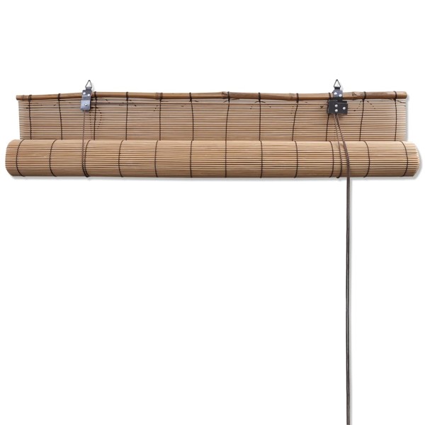 Persianas enrollables de bambú marrón 150x220 cm Persianas enrollables de bambú marrón 150x220 cm