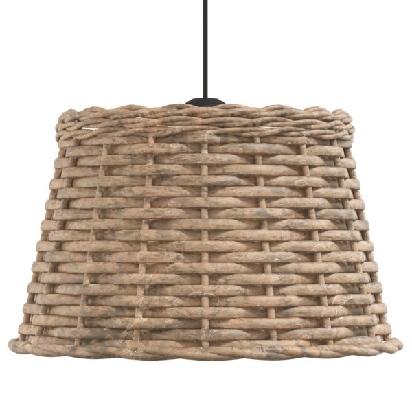 Pantalla para lámpara de techo mimbre marrón Ø38x23 cm Pantalla para lámpara de techo mimbre marrón Ø38x23 cm