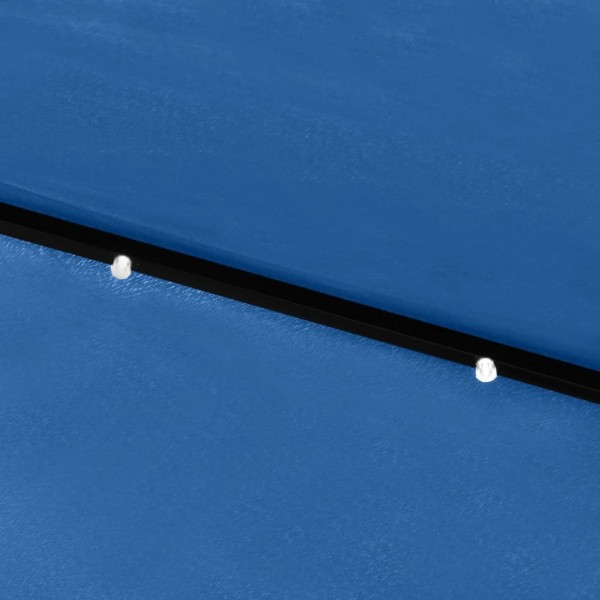 Sombrilla con LED y poste de acero azul azure 2x3 m Sombrilla con LED y poste de acero azul azure 2x3 m