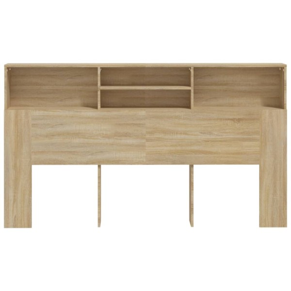 Mueble cabecero color roble Sonoma 180x19x103,5 cm Mueble cabecero color roble Sonoma 180x19x103,5 cm