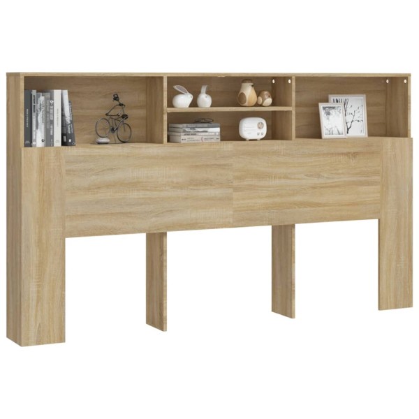 Mueble cabecero color roble Sonoma 180x19x103,5 cm Mueble cabecero color roble Sonoma 180x19x103,5 cm