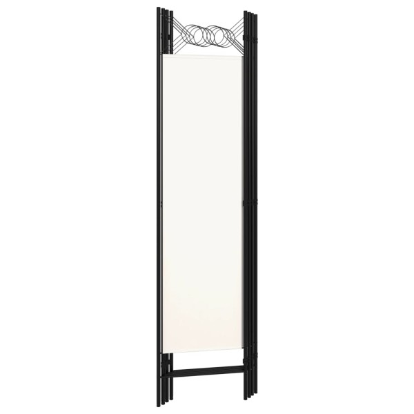 Biombo divisor de 4 paneles blanco crema 160x180 cm Biombo divisor de 4 paneles blanco crema 160x180 cm