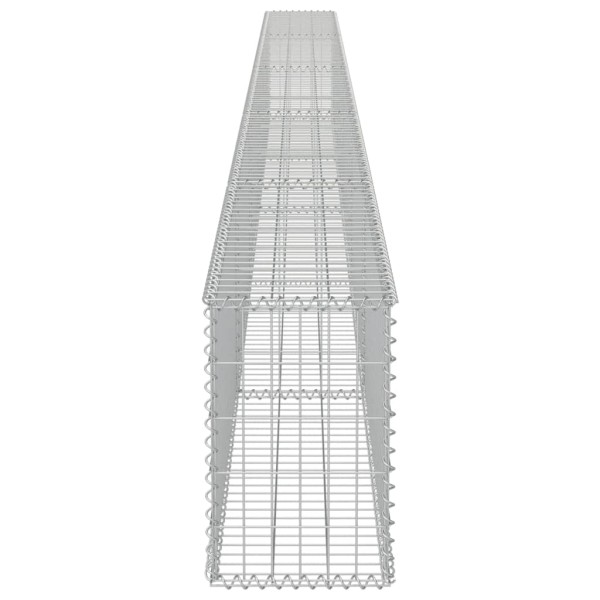 Muro de gaviones cubiertas acero galvanizado 600x30x50 cm Muro de gaviones cubiertas acero galvanizado 600x30x50 cm
