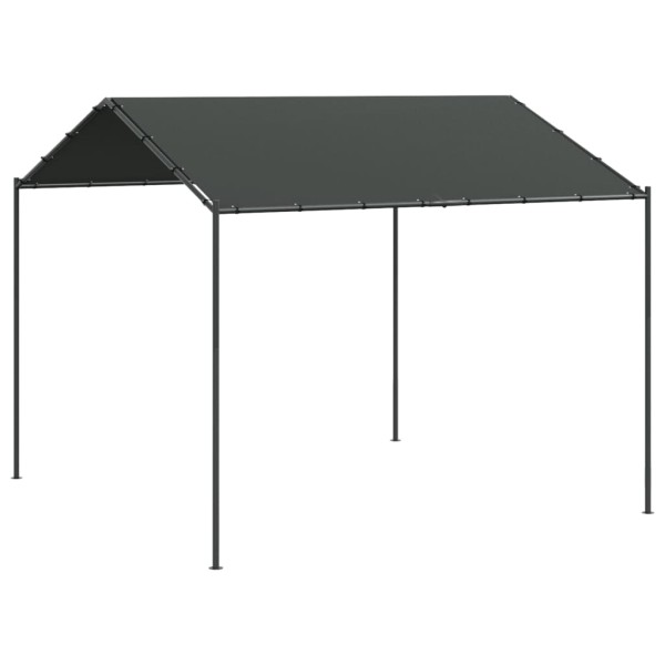 Carpa acero y tela gris antracita 4x3 m Carpa acero y tela gris antracita 4x3 m