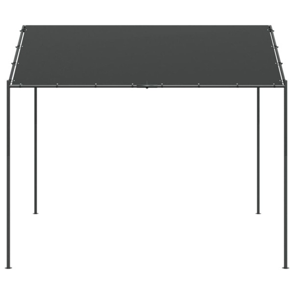 Carpa acero y tela gris antracita 4x3 m Carpa acero y tela gris antracita 4x3 m