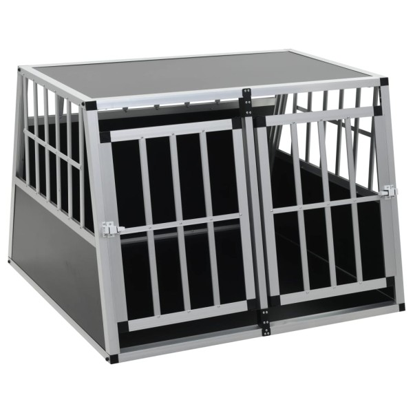 Jaula de perro con puerta doble 94x88x69 cm Jaula de perro con puerta doble 94x88x69 cm