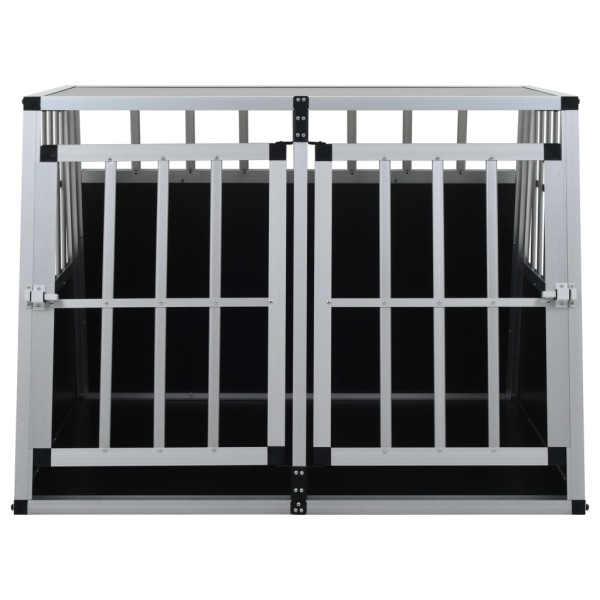 Jaula de perro con puerta doble 94x88x69 cm Jaula de perro con puerta doble 94x88x69 cm