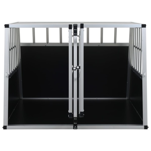 Jaula de perro con puerta doble 94x88x69 cm Jaula de perro con puerta doble 94x88x69 cm