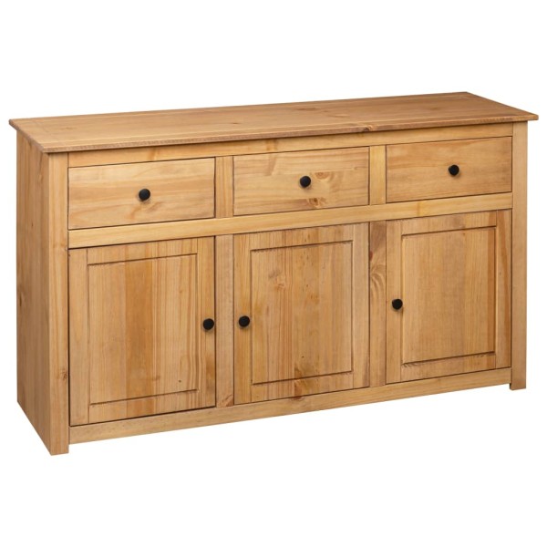 Aparador de madera maciza de pino estilo Panamá 135x40x80 cm Aparador de madera maciza de pino estilo Panamá 135x40x80 cm