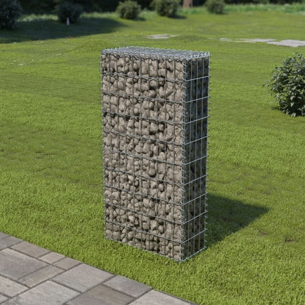 Muro de gaviones con cubiertas acero galvanizado 50x20x100 cm Muro de gaviones con cubiertas acero galvanizado 50x20x100 cm