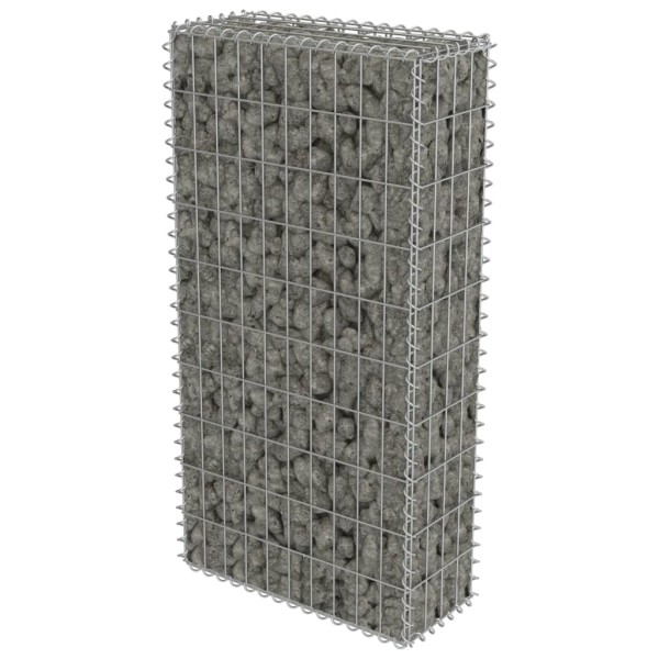 Muro de gaviones con cubiertas acero galvanizado 50x20x100 cm Muro de gaviones con cubiertas acero galvanizado 50x20x100 cm