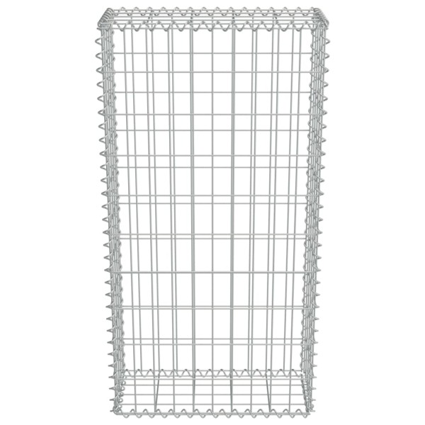 Muro de gaviones con cubiertas acero galvanizado 50x20x100 cm Muro de gaviones con cubiertas acero galvanizado 50x20x100 cm