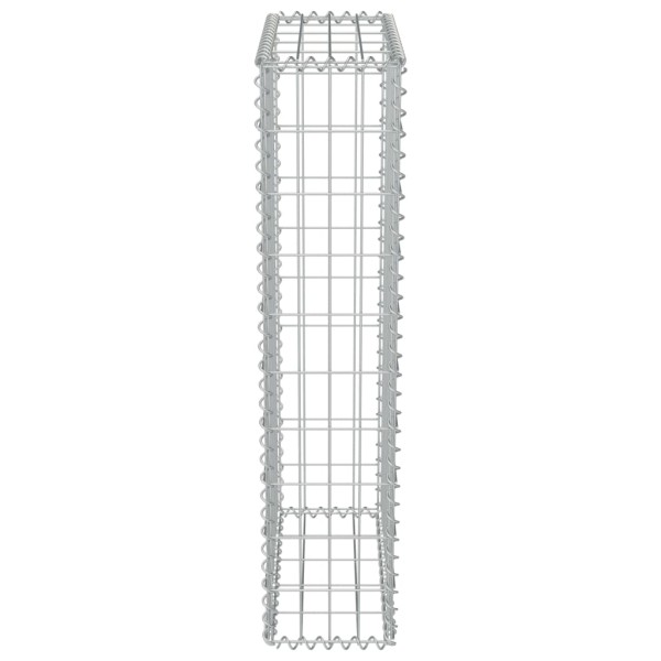 Muro de gaviones con cubiertas acero galvanizado 50x20x100 cm Muro de gaviones con cubiertas acero galvanizado 50x20x100 cm