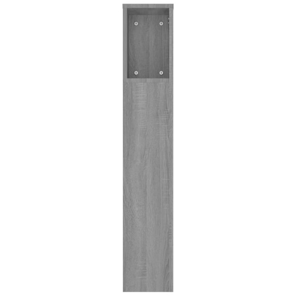 Mueble cabecero gris Sonoma 180x18,5x104,5 cm Mueble cabecero gris Sonoma 180x18,5x104,5 cm