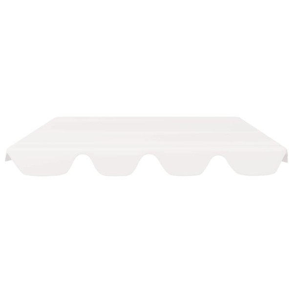 Dosel de repuesto columpio de jardín blanco 150/130x105/70 cm Dosel de repuesto columpio de jardín blanco 150/130x105/70 cm