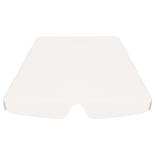 Dosel de repuesto columpio de jardín blanco 150/130x105/70 cm Dosel de repuesto columpio de jardín blanco 150/130x105/70 cm