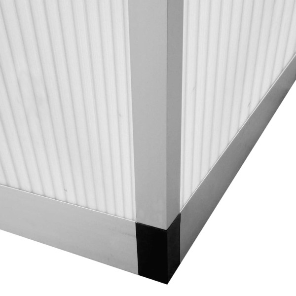 Invernadero de aluminio gris antracita 10,53 m² Invernadero de aluminio gris antracita 10,53 m²