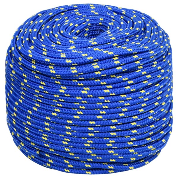 Cuerda de barco polipropileno azul 8 mm 50 m