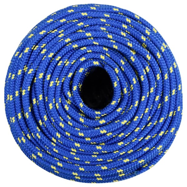 Cuerda de barco polipropileno azul 8 mm 50 m