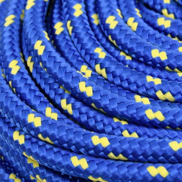 Cuerda de barco polipropileno azul 8 mm 50 m