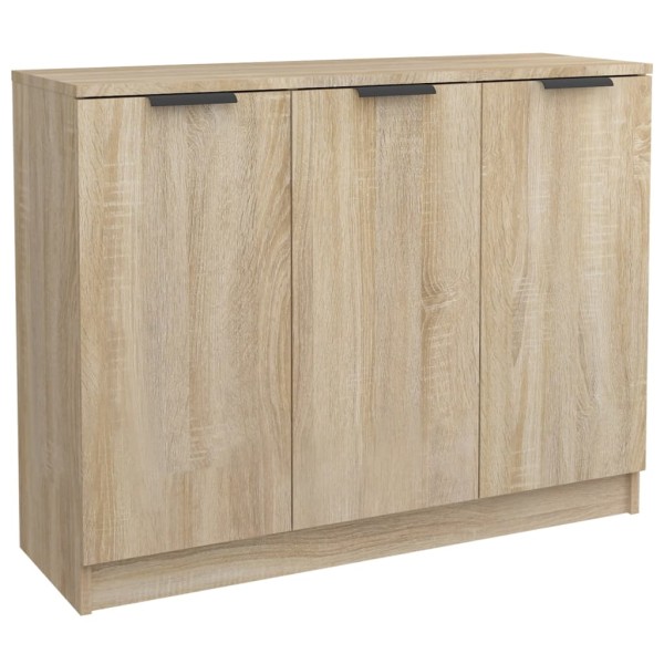 Aparador de madera contrachapada roble Sonoma 90,5x30x70 cm Aparador de madera contrachapada roble Sonoma 90,5x30x70 cm