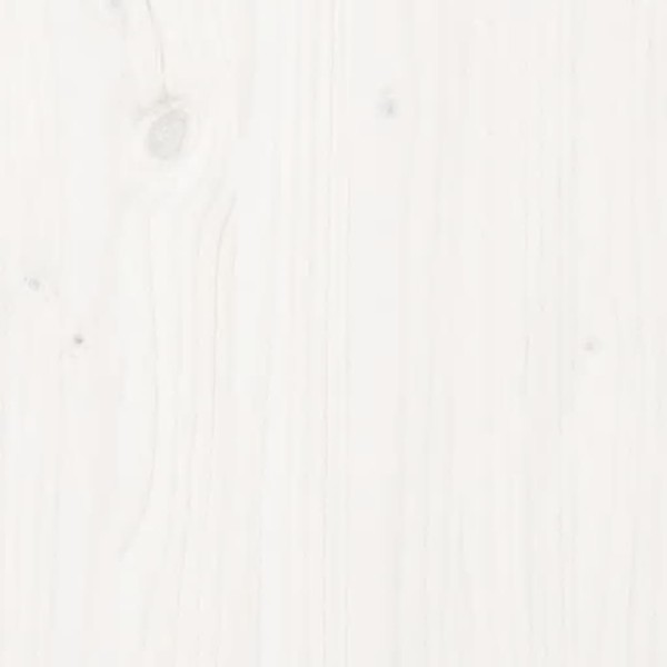 Armario de escritorio madera maciza de pino blanco 40x50x75 cm