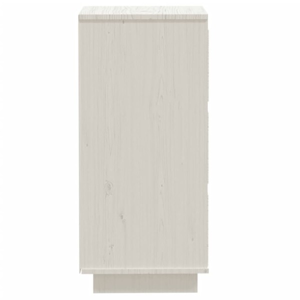 Aparador 2 uds madera maciza de pino blanco 32x34x75 cm Aparador 2 uds madera maciza de pino blanco 32x34x75 cm
