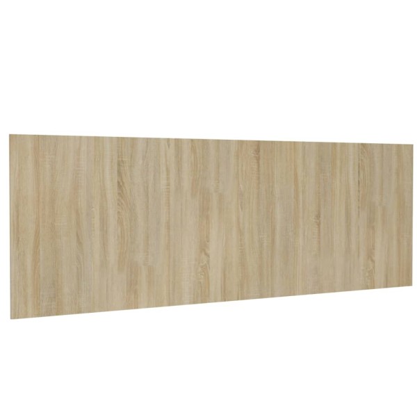 Cabecero pared madera contrachapada roble Sonoma 240x1,5x80cm Cabecero pared madera contrachapada roble Sonoma 240x1,5x80cm