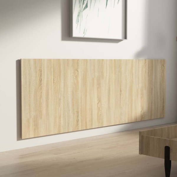 Cabecero pared madera contrachapada roble Sonoma 240x1,5x80cm Cabecero pared madera contrachapada roble Sonoma 240x1,5x80cm