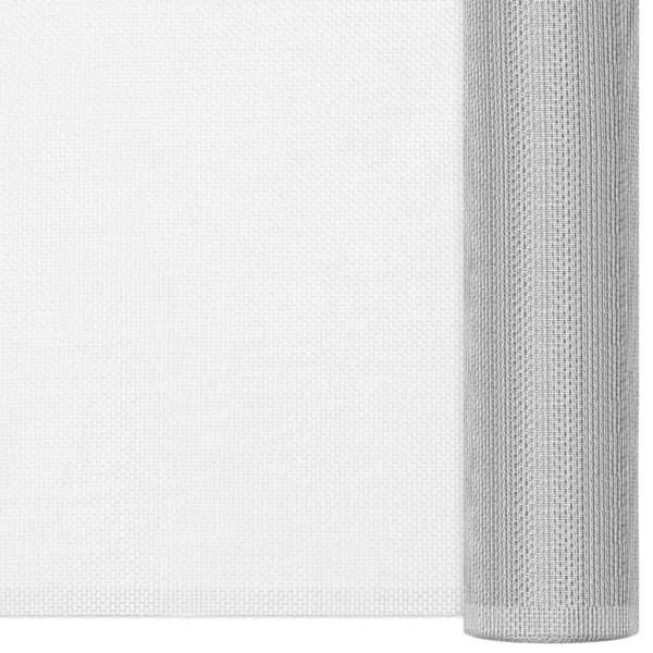 Malla mosquitera de aluminio plateada 112x1000 cm Malla mosquitera de aluminio plateada 112x1000 cm
