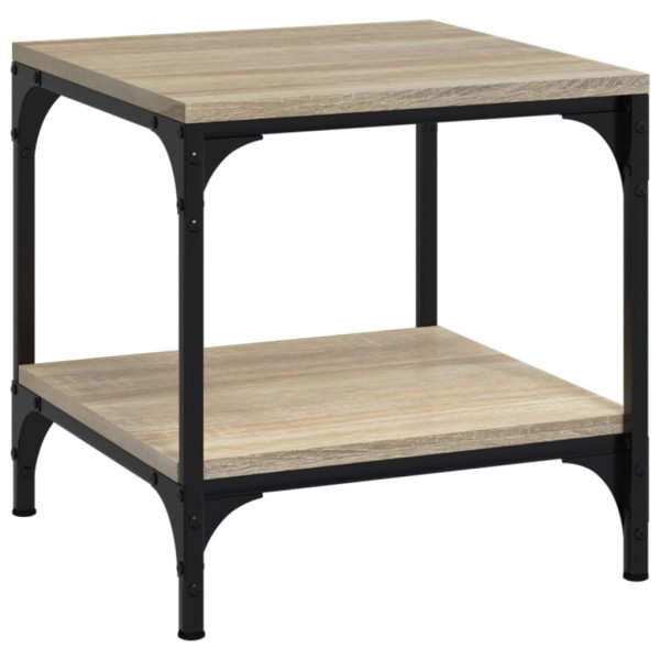 Mesas auxiliares 2 uds contrachapada roble Sonoma 40x40x40 cm Mesas auxiliares 2 uds contrachapada roble Sonoma 40x40x40 cm