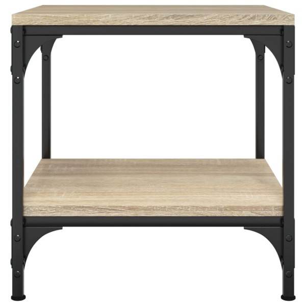 Mesas auxiliares 2 uds contrachapada roble Sonoma 40x40x40 cm Mesas auxiliares 2 uds contrachapada roble Sonoma 40x40x40 cm