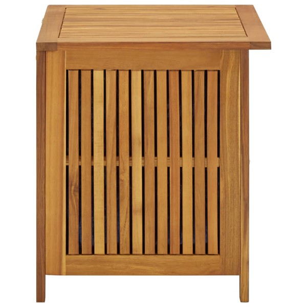 Caja de almacenaje de jardín madera maciza acacia 60x50x58 cm