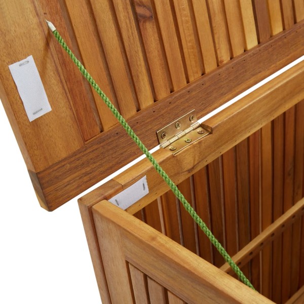 Caja de almacenaje de jardín madera maciza acacia 60x50x58 cm