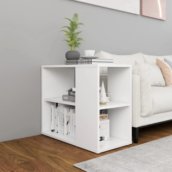 Armario auxiliar de madera contrachapada blanco 60x30x50 cm Armario auxiliar de madera contrachapada blanco 60x30x50 cm