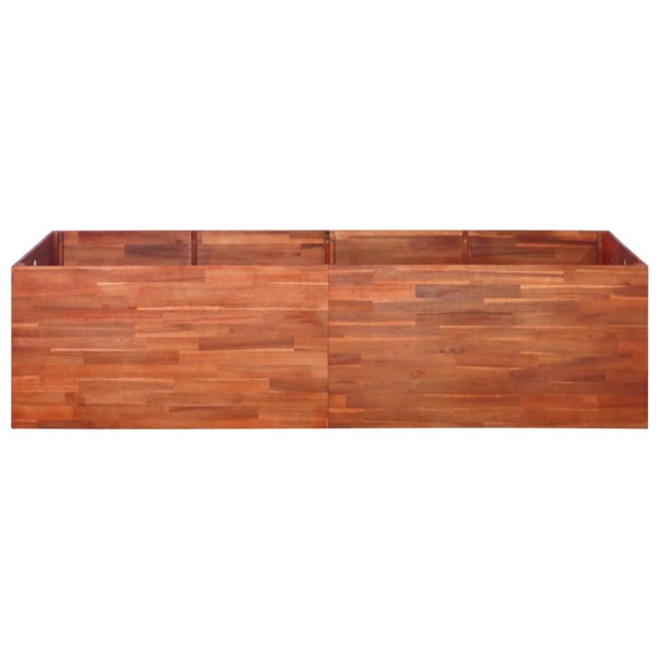 Arriate de madera de acacia 200x100x50 cm Arriate de madera de acacia 200x100x50 cm