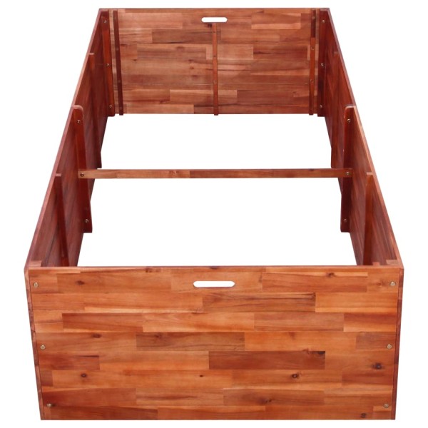 Arriate de madera de acacia 200x100x50 cm Arriate de madera de acacia 200x100x50 cm