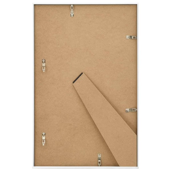 Marcos de fotos collage de mesa 3 uds blanco MDF 10x15 cm Marcos de fotos collage de mesa 3 uds blanco MDF 10x15 cm